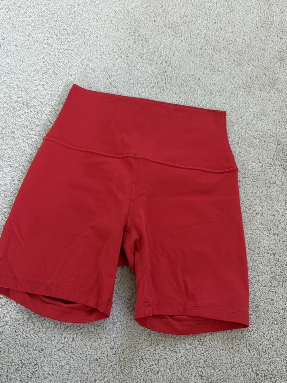 CRZ Yoga High-Rise Short 6" Red